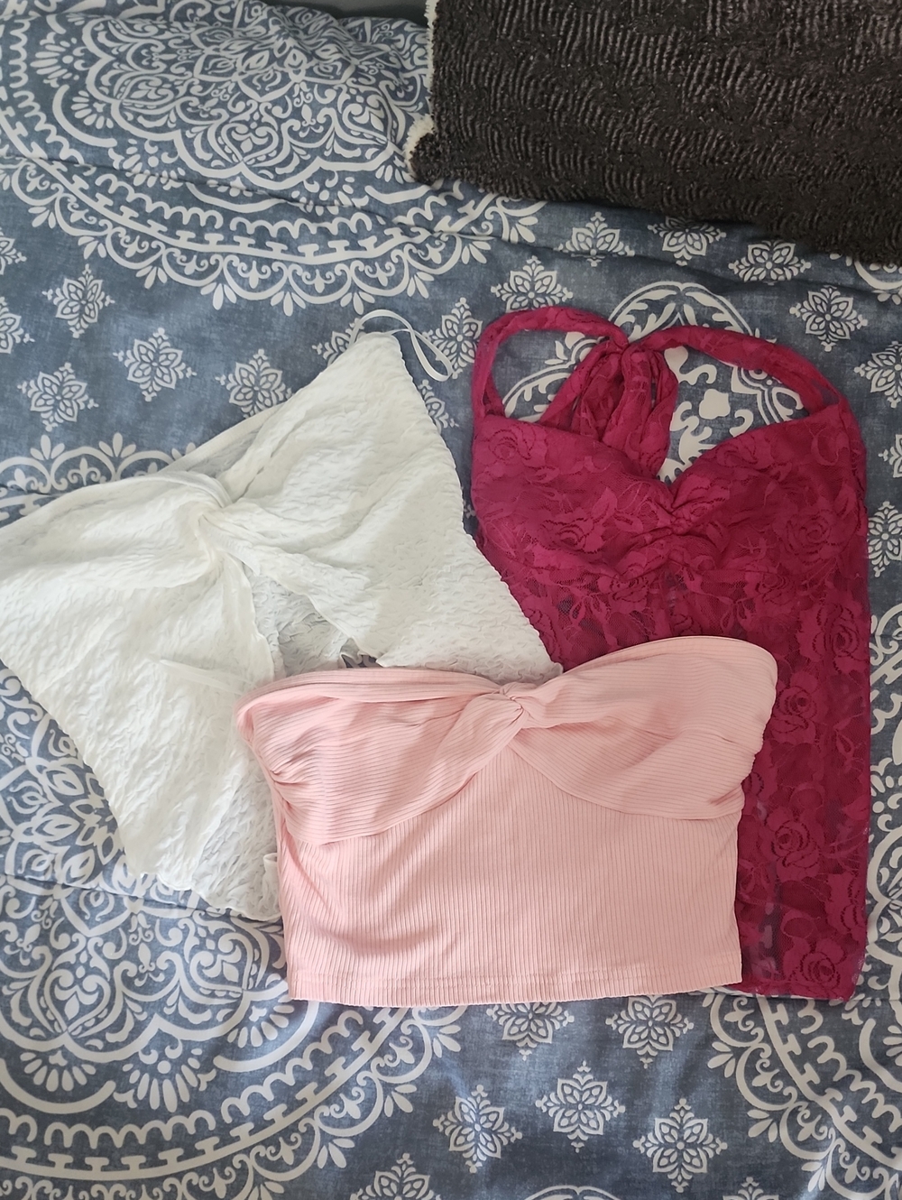 Shirt Lot 2 Strapless, One Tie Back